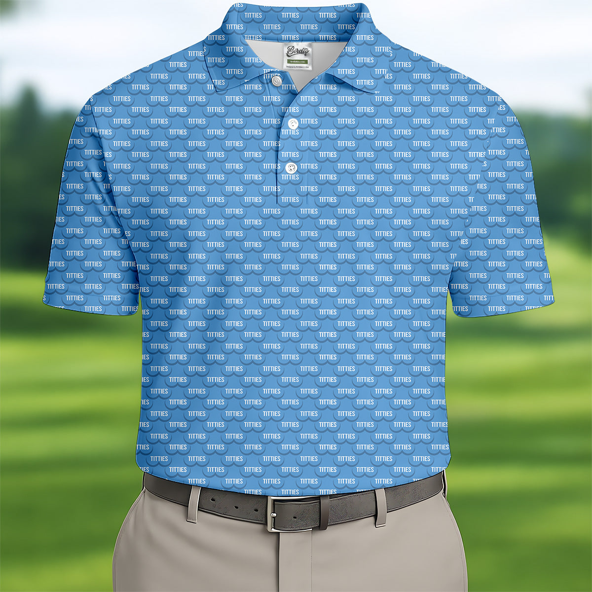 Funny Blue Golf Shirt, Mens Golf Polo Shirt Fun Golf Shirts For Men, Hilarious Golf Shirts