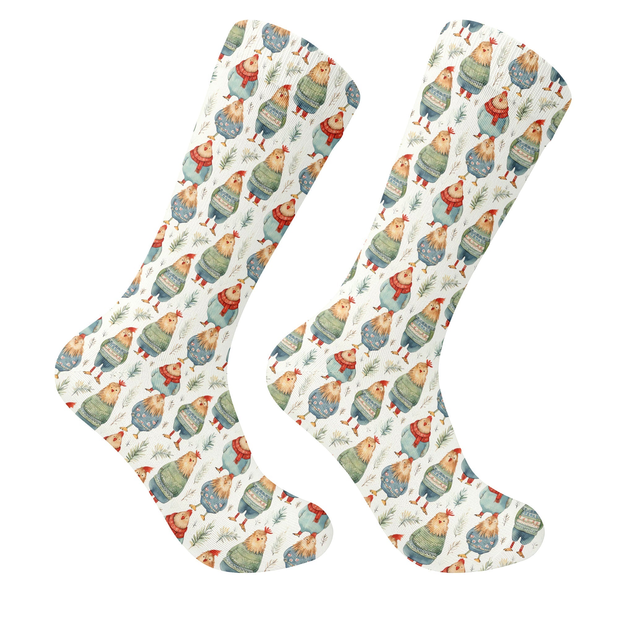 Chicken Cozy Funny Golf Socks, Golf Gift Ideas, Golfing Accessories, Christmas Golf Gift