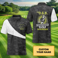 Obsessive Golf Disorder Personalized Name 3D Golf Polo ShirtGolf Shirt, Gift For Golfers