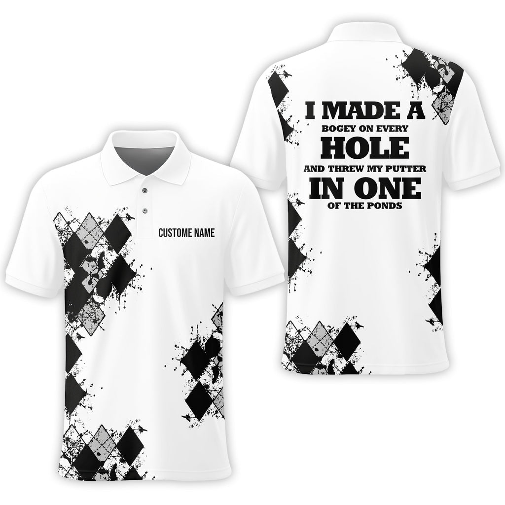 Bogey Golf Shirt, Custom Polo Shirt, Perfect Present For Golfers