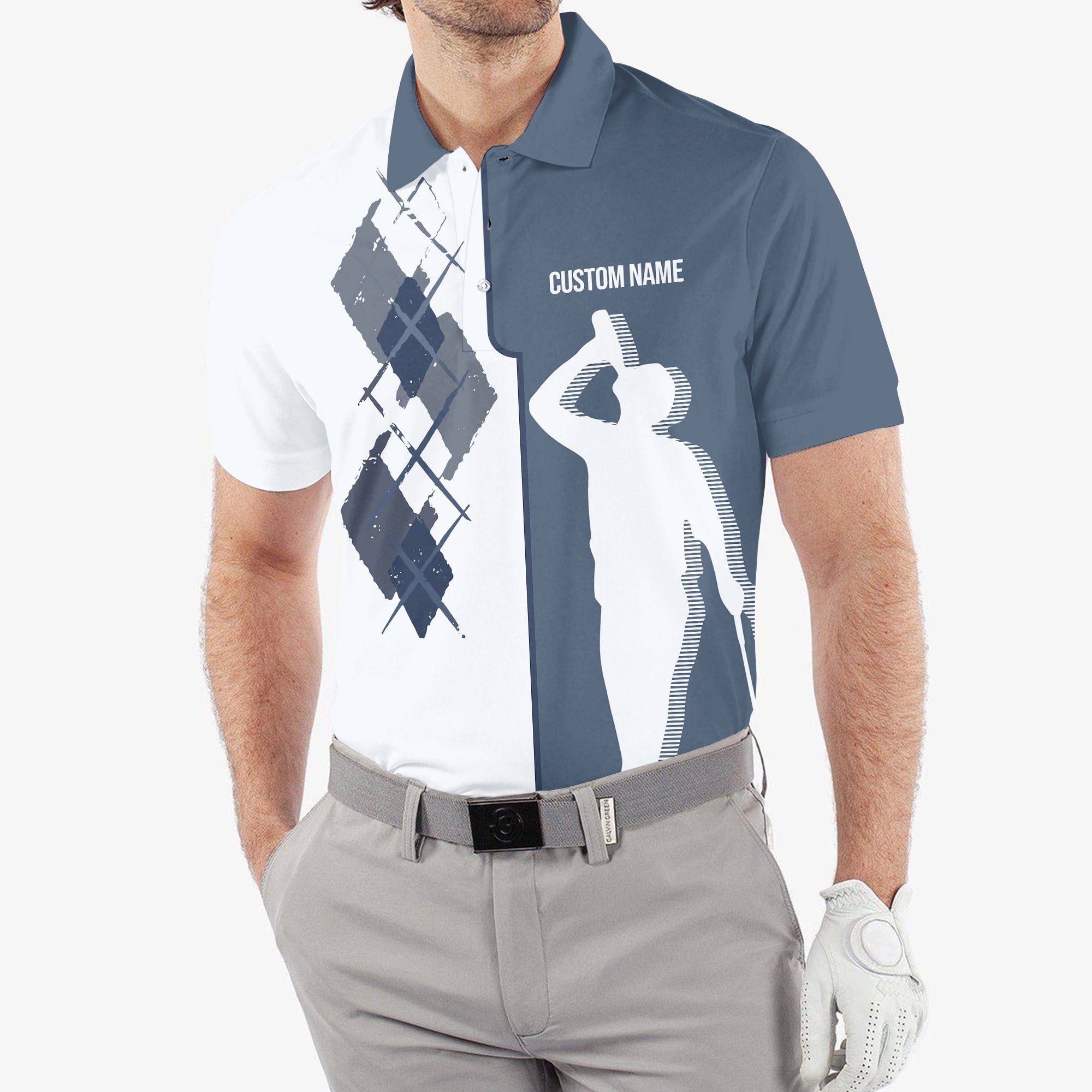 Swing Swear Drink Repeat Golf Shirt, Custom Polo Shirt, Present For Golfer