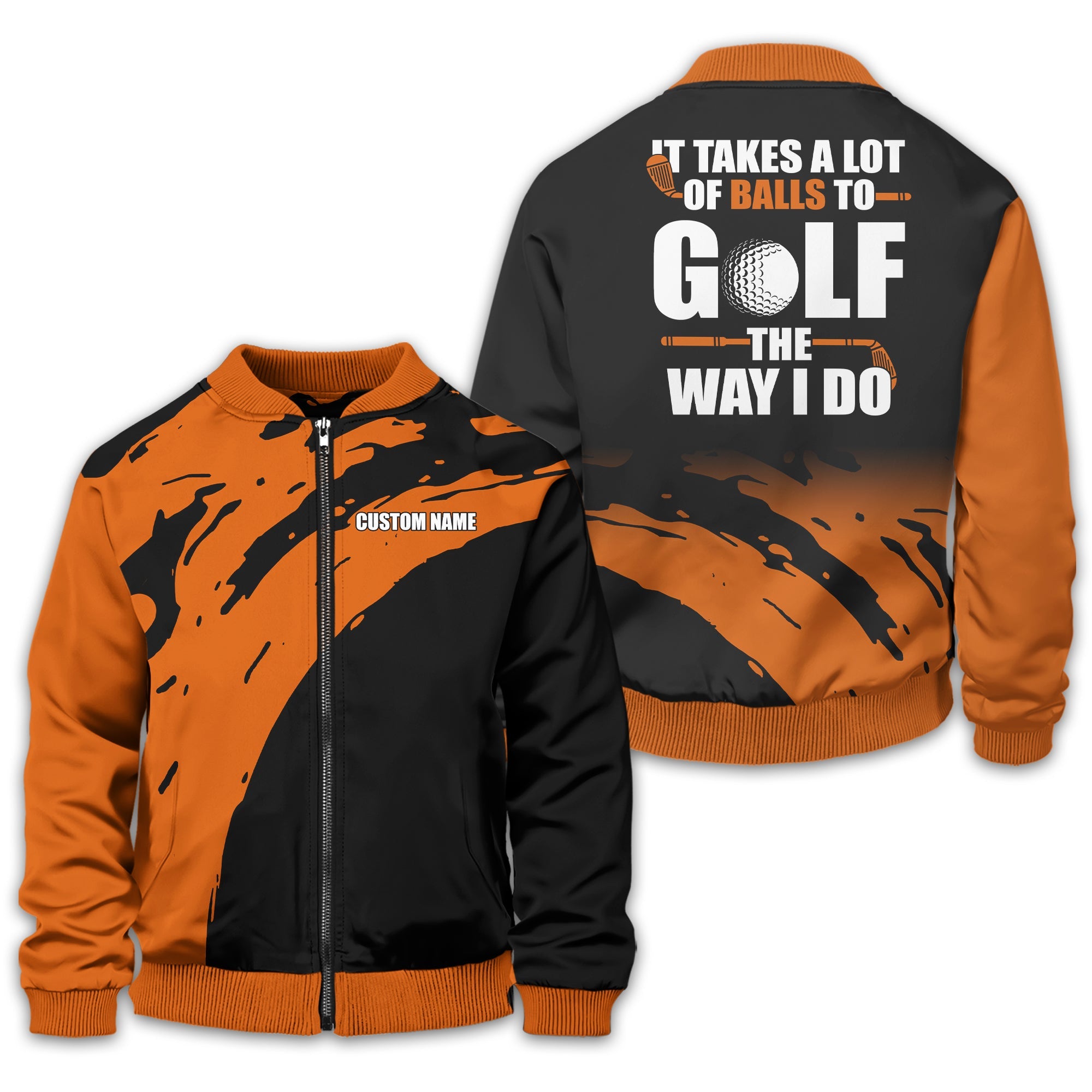 It Takes A Lot Of Balls To Golf The Way I Do Personalized Golf Polo ShirtGolf Shirt For Men, Gift For Golfers