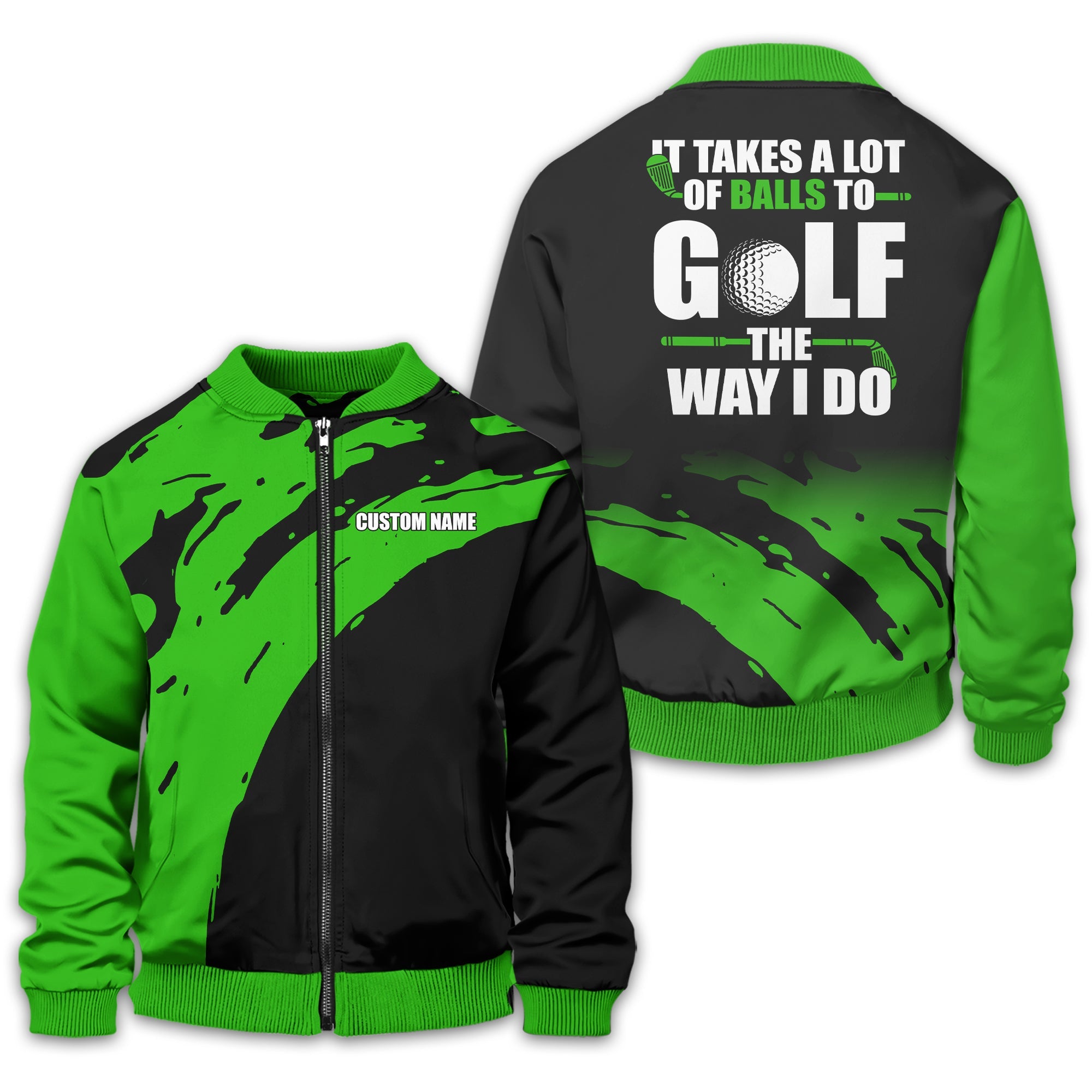It Takes A Lot Of Balls To Golf The Way I Do Personalized Golf Polo ShirtGolf Shirt For Men, Gift For Golfers