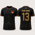 Iconic German Landmarks V-Neck For Men Football Lover, Germany Football Soccer Fan Gift