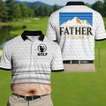 It's Not A Dad Bod It's A Father Figure Men's Funny Golf Shirts, Father's Day Golf Gift