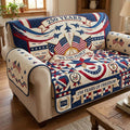 Liberty Flight Quilted Sofa Cover Fall Halloween Decor For Sofa Couch