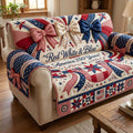 Ribbon Jubilee Quilted Sofa Cover Fall Halloween Decor For Sofa Couch