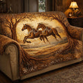 Autumn Twin Run Quilted Sofa Cover Fall Halloween Decor For Sofa Couch