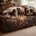 Wild Canyon Run Quilted Sofa Cover Fall Halloween Decor For Sofa Couch