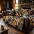 Wild Spirit Comfort Quilted Sofa Cover Fall Halloween Decor For Sofa Couch