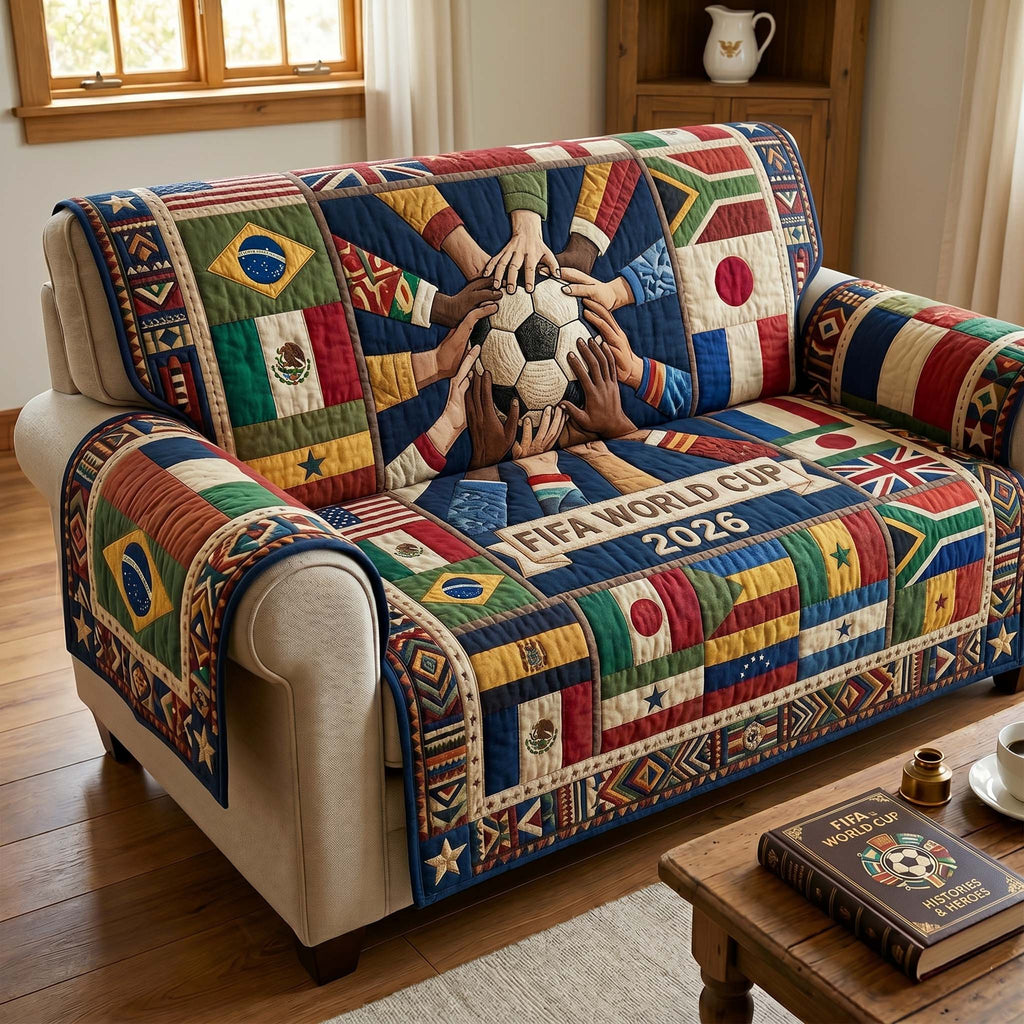 Eagle Strike Victory Quilted Sofa Cover Fall Halloween Decor For Sofa Couch