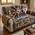 Eagle Strike Victory Quilted Sofa Cover Fall Halloween Decor For Sofa Couch