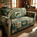 Rustic Lake Legacy Quilted Sofa Cover Fall Halloween Decor For Sofa Couch