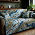 River Drift Quilted Sofa Cover Fall Halloween Decor For Sofa Couch