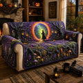 Witch Portal Forest Halloween Quilted Sofa Cover Fall Halloween Decor For Sofa Couch