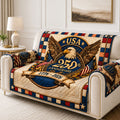 USA 250 Quilted Sofa Cover Fall Halloween Decor For Sofa Couch