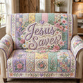 Jesus Save Quilted Sofa Cover Fall Halloween Decor For Sofa Couch
