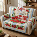 I Love Jesus From My Head Quilted Sofa Cover Fall Halloween Decor For Sofa Couch