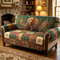 Rustic Guardian Quilted Sofa Cover Fall Halloween Decor For Sofa Couch