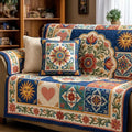 Fiesta Cultura Quilted Sofa Cover Fall Halloween Decor For Sofa Couch