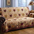 Garden Patchwork Quilted Sofa Cover Fall Halloween Decor For Sofa Couch