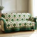 Celtic Knot Quilted Sofa Cover Fall Halloween Decor For Sofa Couch