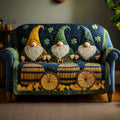 Blessed Home Quilted Sofa Cover Fall Halloween Decor For Sofa Couch