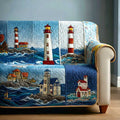 Harbor Light Quilted Sofa Cover Fall Halloween Decor For Sofa Couch