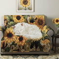 Pawfect Nap Quilted Sofa Cover Fall Halloween Decor For Sofa Couch