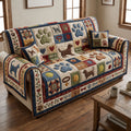 Pet Lover Quilted Sofa Cover Fall Halloween Decor For Sofa Couch
