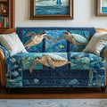 Ocean Drift Quilted Sofa Cover Fall Halloween Decor For Sofa Couch