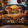 Harvest Bloom Quilted Sofa Cover Fall Halloween Decor For Sofa Couch