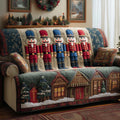 Nutcracker Row Quilted Sofa Cover Fall Halloween Decor For Sofa Couch