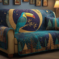 Moonlit Toucan Quilted Sofa Cover Fall Halloween Decor For Sofa Couch