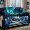 Northern Glow Quilted Sofa Cover Fall Halloween Decor For Sofa Couch