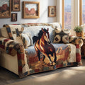Canyon Runner Quilted Sofa Cover Fall Halloween Decor For Sofa Couch