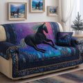 Mystic Mane Quilted Sofa Cover Fall Halloween Decor For Sofa Couch