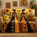 Sunflower Bond Quilted Sofa Cover Fall Halloween Decor For Sofa Couch