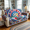 Global Trophy Quilted Sofa Cover Fall Halloween Decor For Sofa Couch