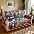Glory Road Quilted Sofa Cover Fall Halloween Decor For Sofa Couch
