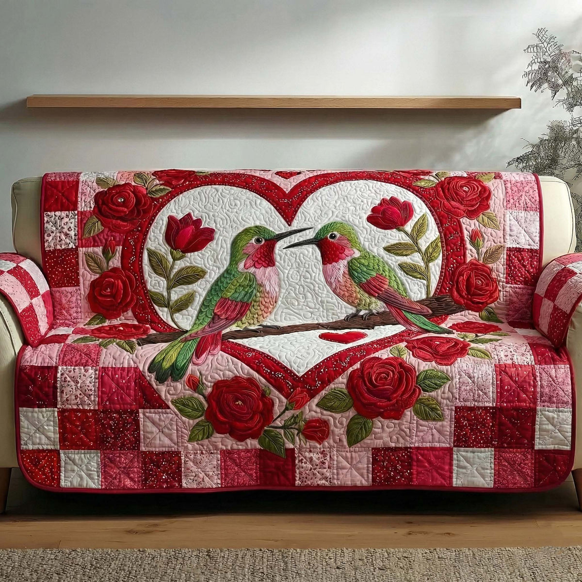 Iridescent Drift Quilted Sofa Cover Fall Halloween Decor For Sofa Couch