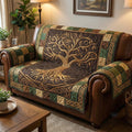 Soulwood Rise Quilted Sofa Cover Fall Halloween Decor For Sofa Couch
