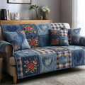 Meadow Amour Quilted Sofa Cover Fall Halloween Decor For Sofa Couch