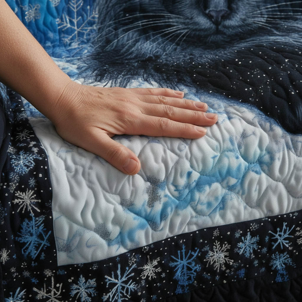 Charming Cat Quilted Sofa Cover Fall Halloween Decor For Sofa Couch
