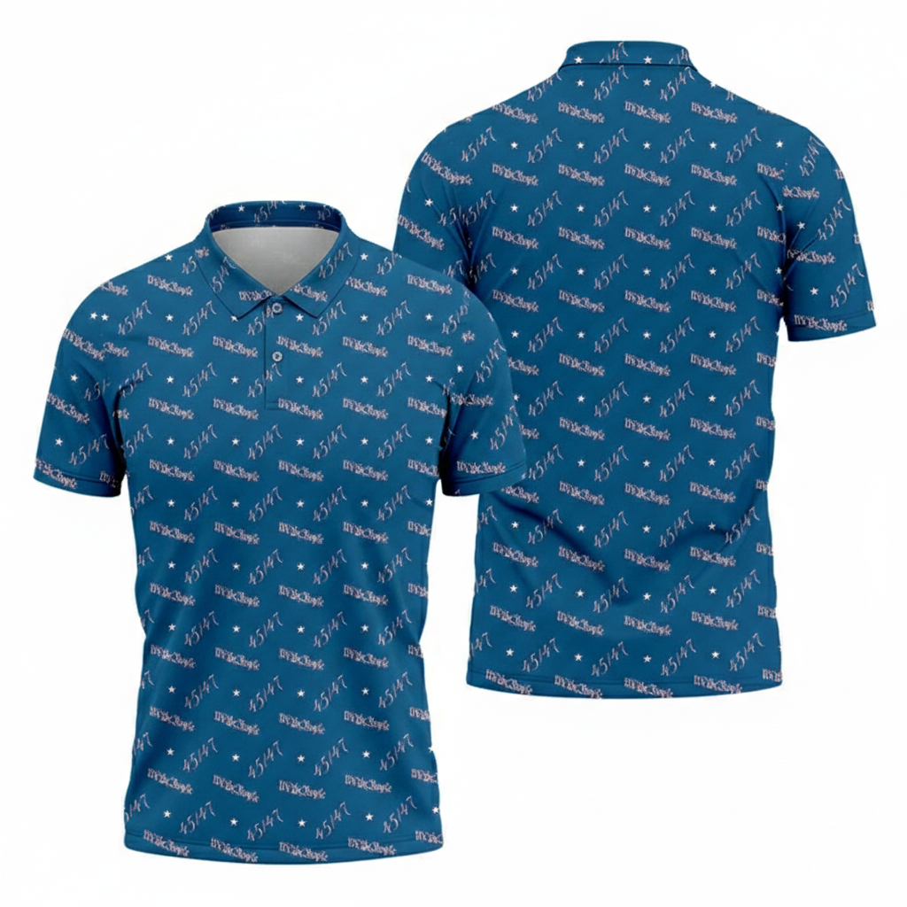 We The People 45 47 Patriotic Golf Polo Shirts, 250th Anniversary Polo Shirts For Men, Golf Shirts For Men