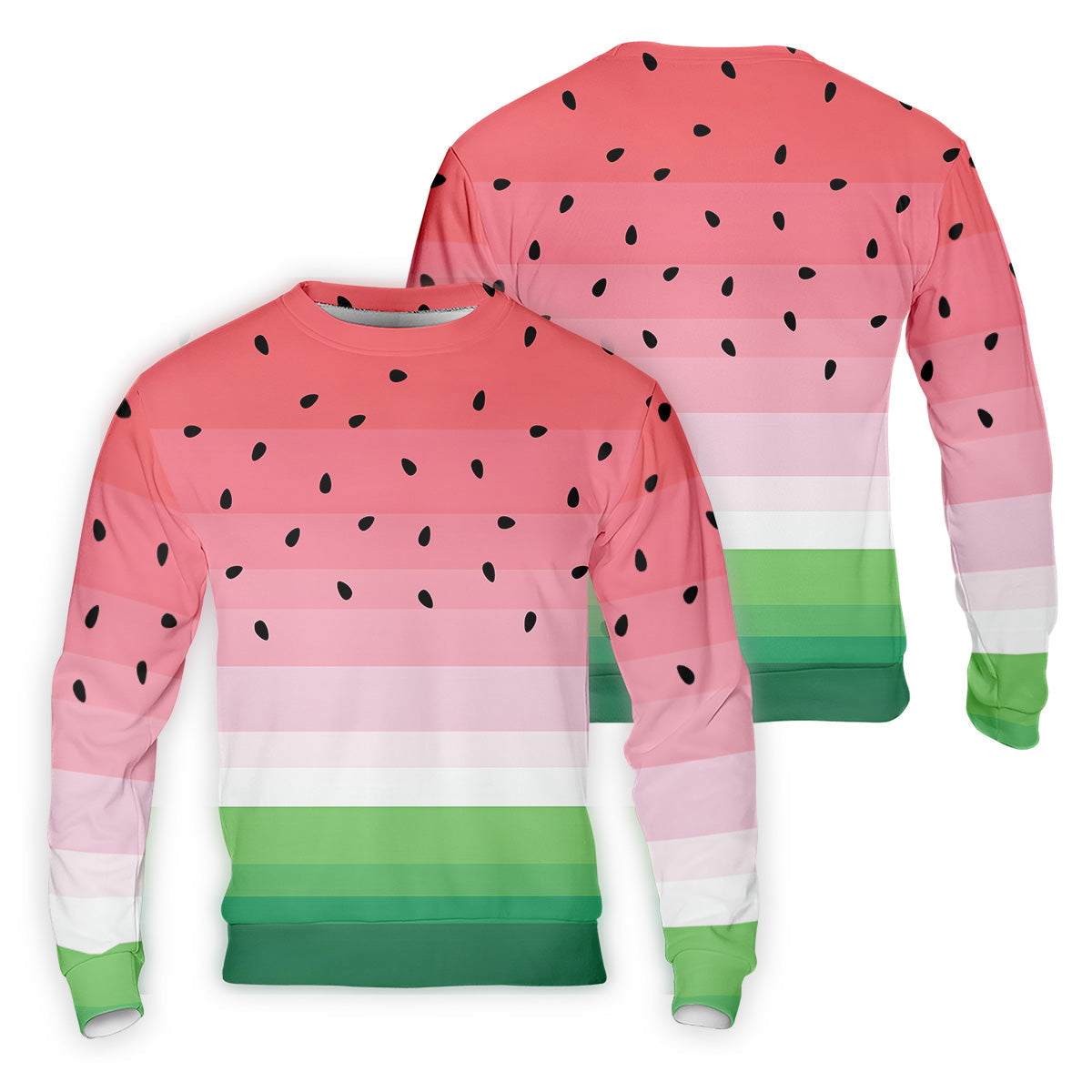 Watermelon Summer Mens Golf Polo Shirt Pink Golf Shirt, Unique Gift For Golfer, Golfing Apparel