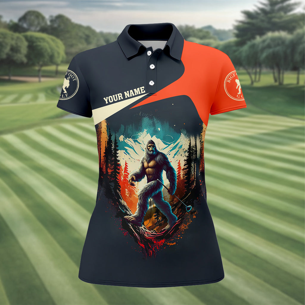 Not All Who Wander Are Lost Some Are Looking For Golf Balls Sasquatch Golf Shirt, Ladies Golf Shirts
