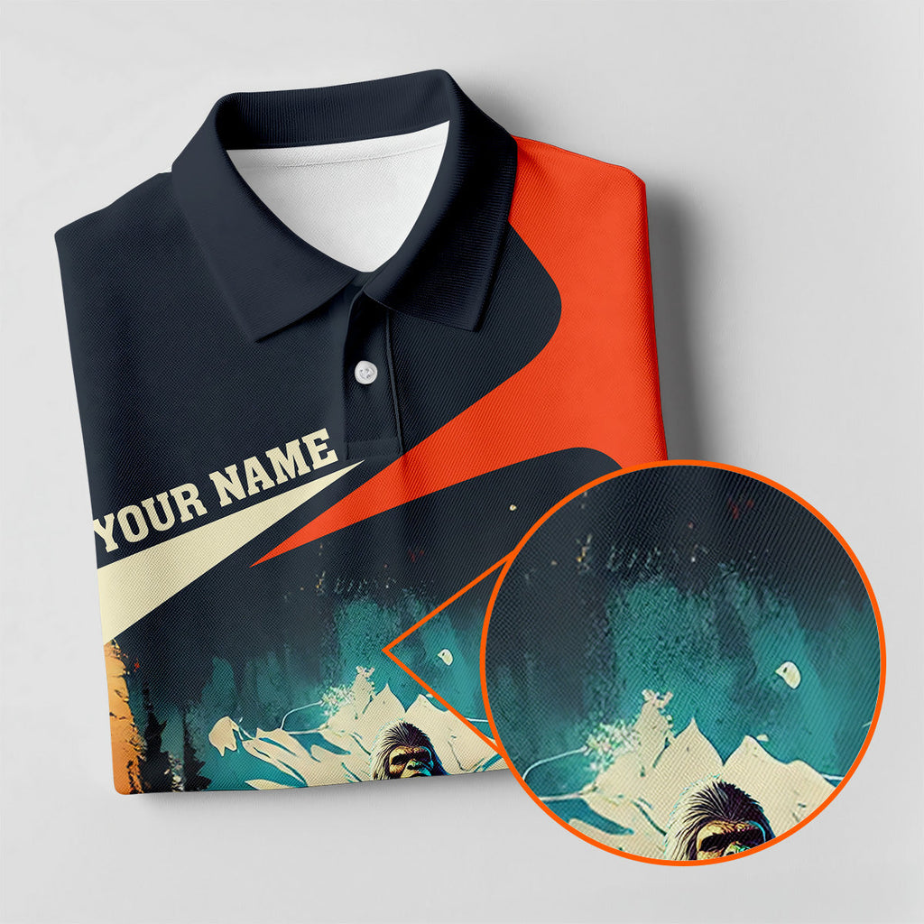 Not All Who Wander Are Lost Some Are Looking For Golf Balls Sasquatch Golf Shirt, Ladies Golf Shirts