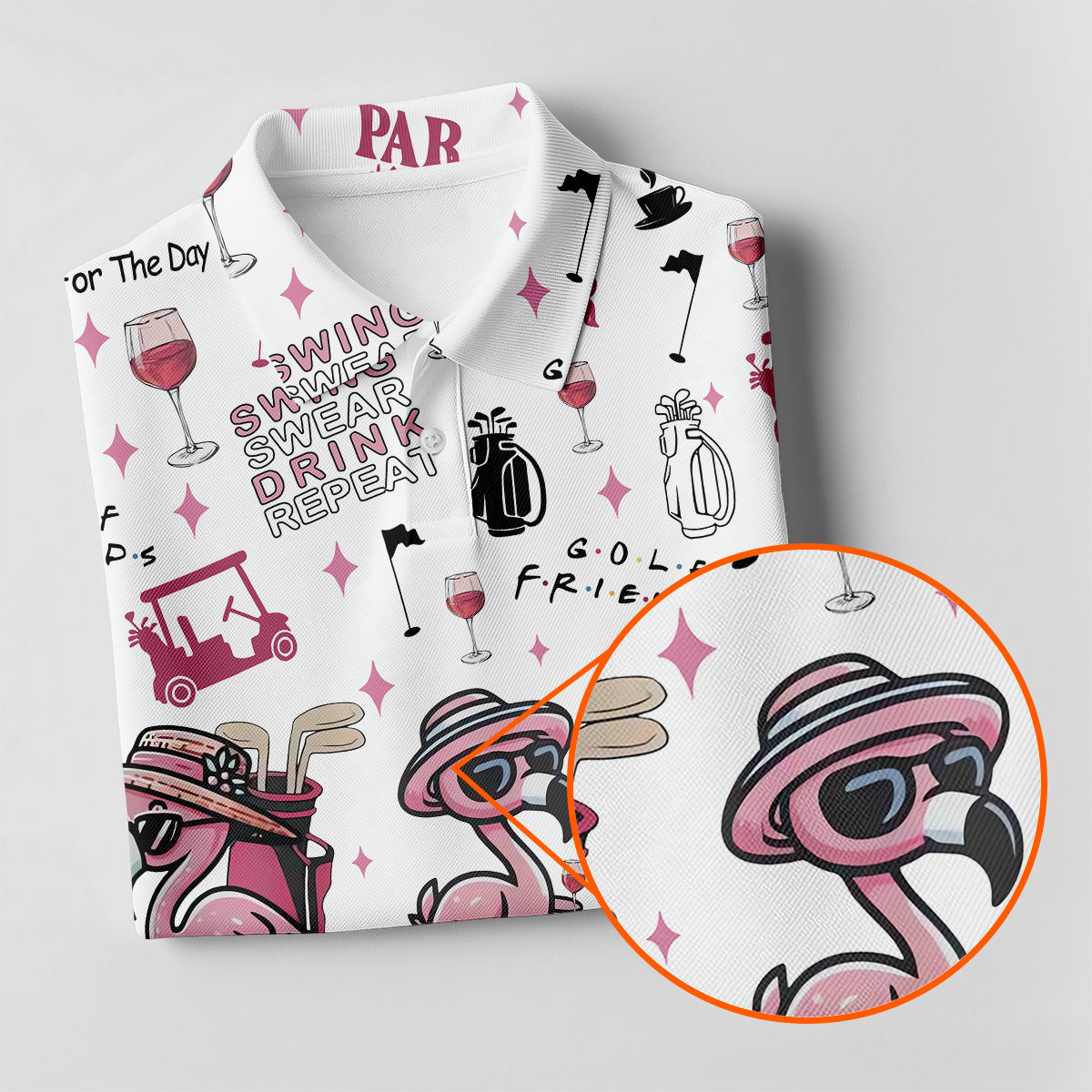 Golf Friends Par Then Bar Flamingo Golf Shirt, Golf Team Shirt, Ladies Sleeveless Tops, Ladies Golf Shirts