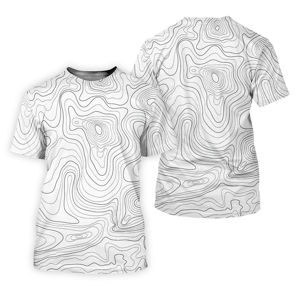 White Topo Mens Golf Polo Shirt Mens White Polo, Golf Gift For Men, Golfing Apparel